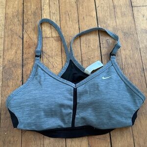 Nike Dri-fit Women’s Gray and Black Athletic Moisture Wicking Sports Bra